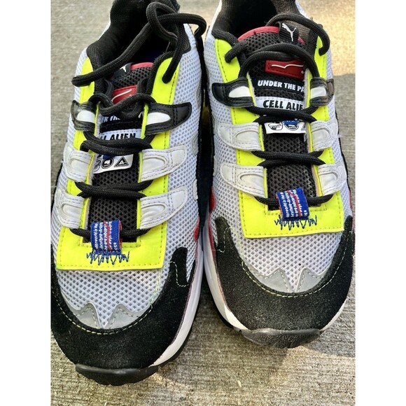 Puma Ader Error X Cell Alien White Black Shoes US Men’s 7.5 UK 6.5 - Picture 11 of 12